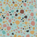 Terrazzo abstract repeat pattern design