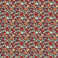 Terrazzo flooring vector seamless pattern