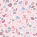 Terrazzo light stone pattern background