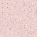 Terrazzo marble flooring seamless pattern. Vector texture in soft pastel colors