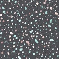 Terrazzo marble seamless pattern.