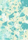 Terrazzo modern abstract template. Blue Royalty Free Stock Photo