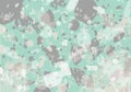 Terrazzo modern abstract template. Green and grey Royalty Free Stock Photo