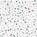 Terrazzo pattern. Vector illustration Background for print home decor, interior, fabric, textile, paper Royalty Free Stock Photo