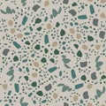 Terrazzo pattern. Vector illustration Background for print home decor, interior, fabric, textile, paper Royalty Free Stock Photo