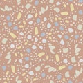 Terrazzo pattern. Vector illustration Background for print home decor, interior, fabric, textile, paper Royalty Free Stock Photo