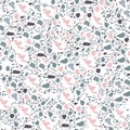 Terrazzo pattern. Vector illustration Background for print home decor, interior, fabric, textile, paper Royalty Free Stock Photo