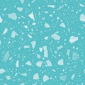 Terrazzo seamless pattern. Gentle classic flooring