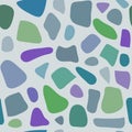 Terrazzo seamless pattern. Pattern ideal for wrapping paper, wallpaper, terrazzo flooring.