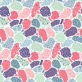 Terrazzo seamless pattern. Modern collage.