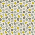 Terrazzo seamless pattern. Pastel colors on white light background . Stylish stone textures, Wallpapers, web backgrounds, fabric Royalty Free Stock Photo