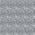 Terrazzo seamless pattern vector texture in gray colors. Realistic italian marble texture or granite flooring. Royalty Free Stock Photo