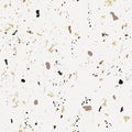 Terrazzo seamless patterns. Classic Italian marble