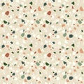 Terrazzo stone seamless pattern. Vector seamless texture Royalty Free Stock Photo