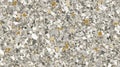 Terrazzo Texture Background for Interior Design and Surface Decoration with Gray White and Gold Chips for Graphic Design Projects Royalty Free Stock Photo