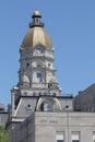 Vigo County courthouse with City Hall. The courthouse is on the National Register of Historic Places and was dedicated in 1888