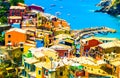 5 Terre Vernazza, Liguria Italy Royalty Free Stock Photo