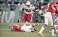 Terrell Davis hits the turf