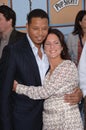 Terrence Howard,Cathy Schulman Royalty Free Stock Photo