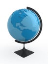 Terrestrial globe.