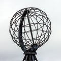 Terrestrial globe model concept, North Cape, Honninsvag, Norway