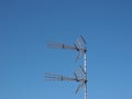 Terrestrial tv antenna Royalty Free Stock Photo