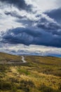 Terrible black clouds Royalty Free Stock Photo