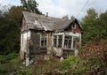 Terrible house with ghosts for horror stories. Almost destroyed