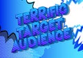Terrific Target Audience - Comic book style word