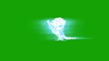 Terrifying Ghost Hangman Horror Green Screen 3D Rendering