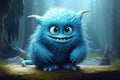 Terrifying Monsters cute. Generate Ai