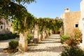 Territory of Arkadi monastery. Crete, Greece Royalty Free Stock Photo