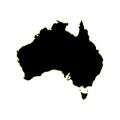 Territory of Australia. White background. Vector illustration