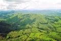 The territory of the Democratic Republic of the Congo from the height of the bird`s eye