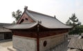 On the territory Giant Wild Goose Pagoda or Big Wild Goose Pagoda Royalty Free Stock Photo