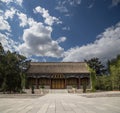 On the territory Giant Wild Goose Pagoda or Big Wild Goose Pagoda, Xian Royalty Free Stock Photo