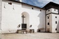 On the territory of Hohensalzburg castle Royalty Free Stock Photo