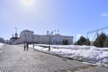 The territory of the Kazan Kremlin Royalty Free Stock Photo