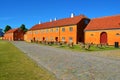 Territory of Kronborg - Hamlet`s castle in Denmark, Elsinore Royalty Free Stock Photo