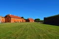 Territory of Kronborg - Hamlet`s castle in Denmark, Elsinore Royalty Free Stock Photo