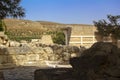 On the territory of the palace of Knossos Royalty Free Stock Photo