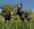 Terror Birds In Wetland