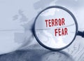 Terror fear in Europe Royalty Free Stock Photo