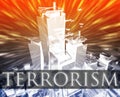 Terrorism attack Royalty Free Stock Photo