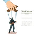 Terrorist Puppet Terrorism Control Concept