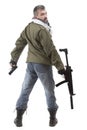 Terrorist with rifle Royalty Free Stock Photo