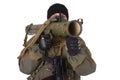 Terrorist with RPG rocket launcher Royalty Free Stock Photo