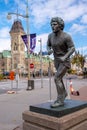 Terry Fox statue at Canada`s Parliament in Ottawa