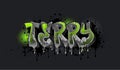 Terry Graffiti Name Design