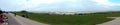 Panoramic view of the coast of Terschelling, island in the Netherlands Royalty Free Stock Photo